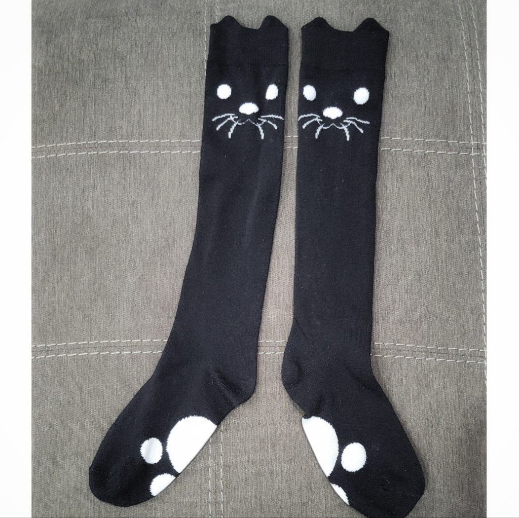 Extra Long Kitty Socks